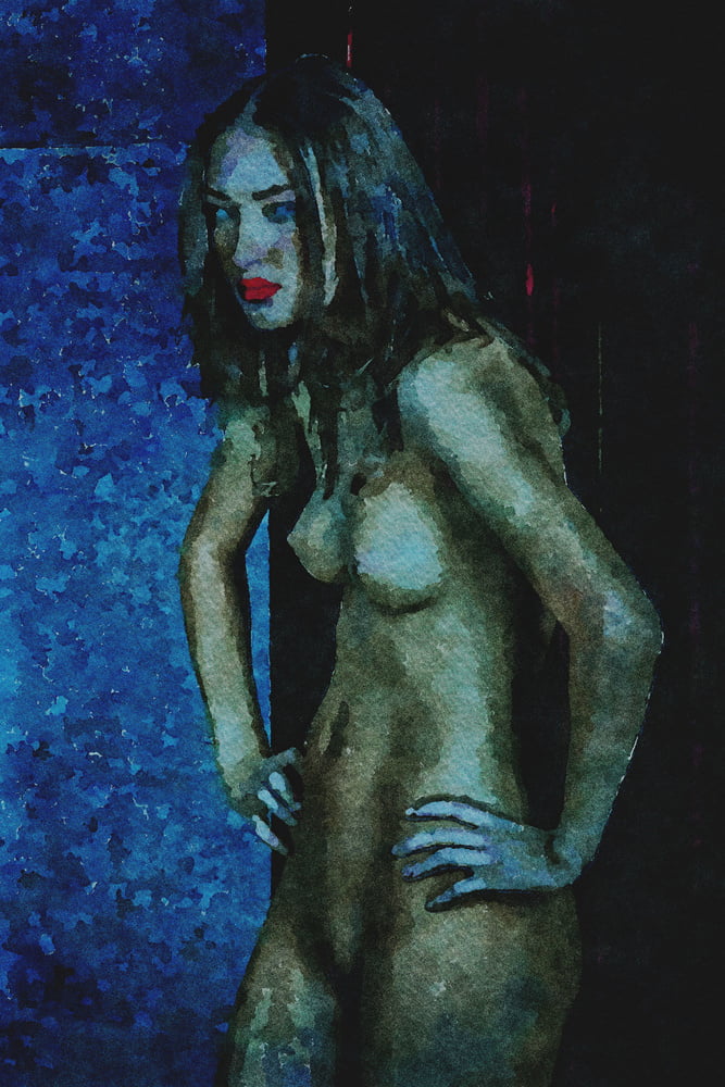 Erotic Digital Watercolor 66 #99475228