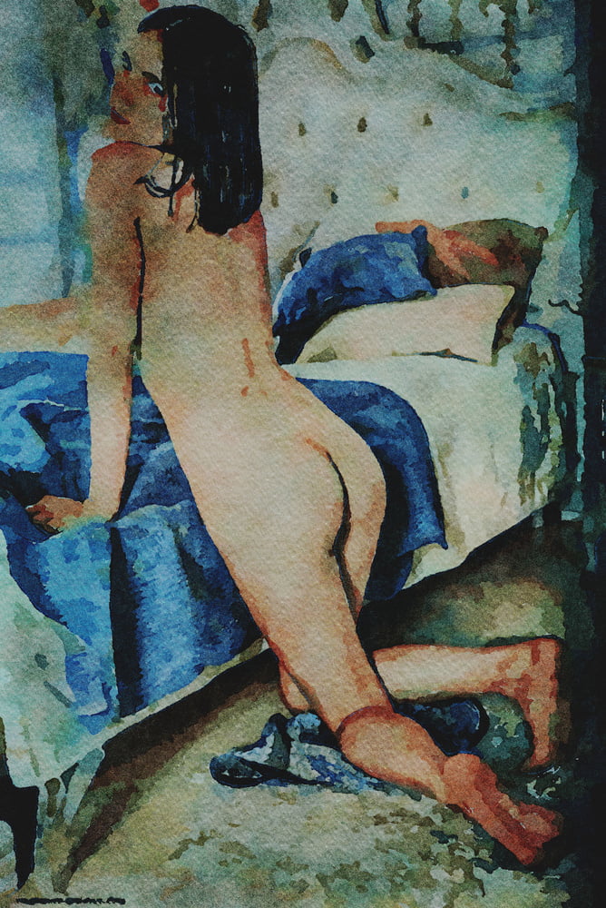 Erotic Digital Watercolor 66 #99475339
