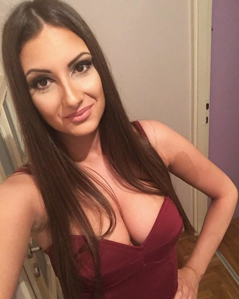 Serbian beautiful whore girl big natural tits Neda Milosevic #102142416