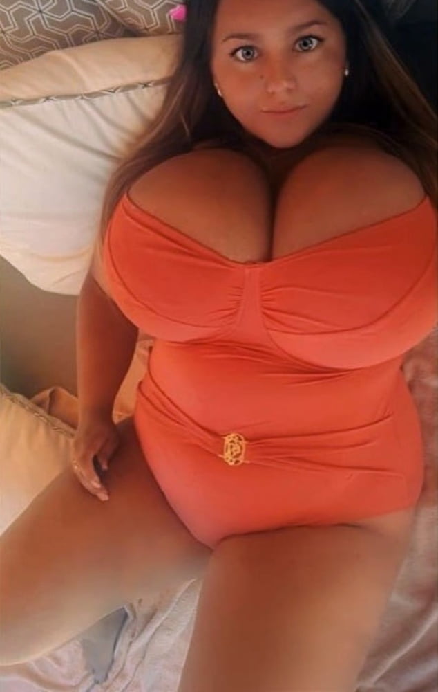 huge boobs in swimsuit #89462065