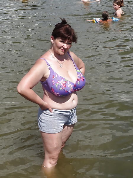 huge boobs in swimsuit #89462179