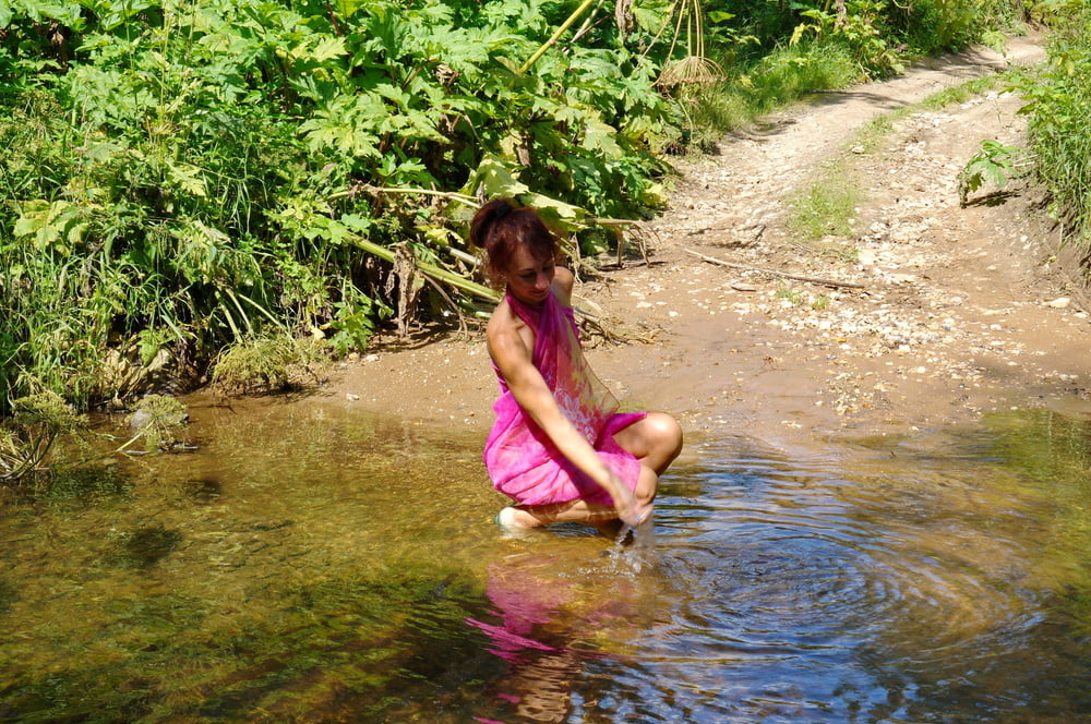 on Ford from Scherbikha river #106618677