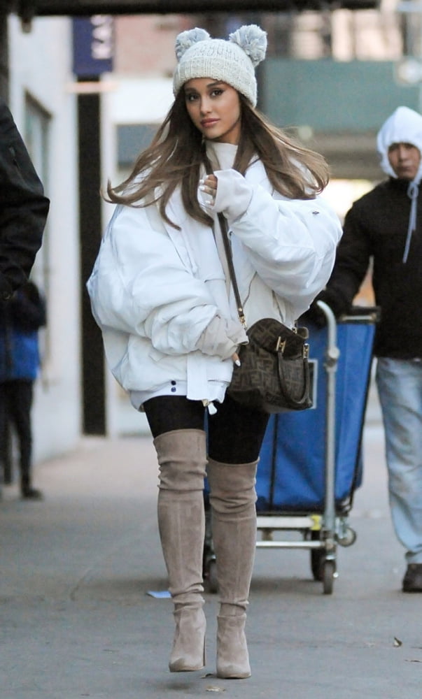 Ariana grande with boots vol 01
 #105237694