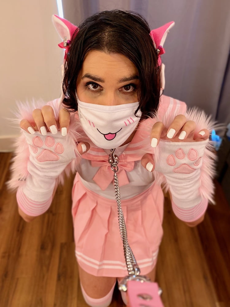 Pink Seifuku Catgirl #107152972