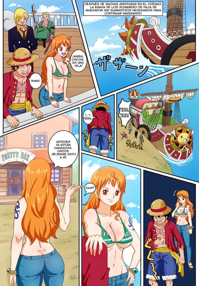 Nami &amp; Nico Robin fucking in a bar (One Piece) #89704764