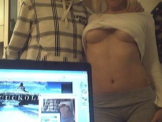 21 Blonde GF Gets Exposed #93915828