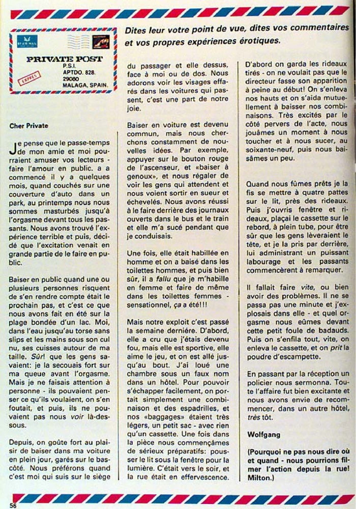 Vintage Retro Porno - Private Magazine - 101 #91903970