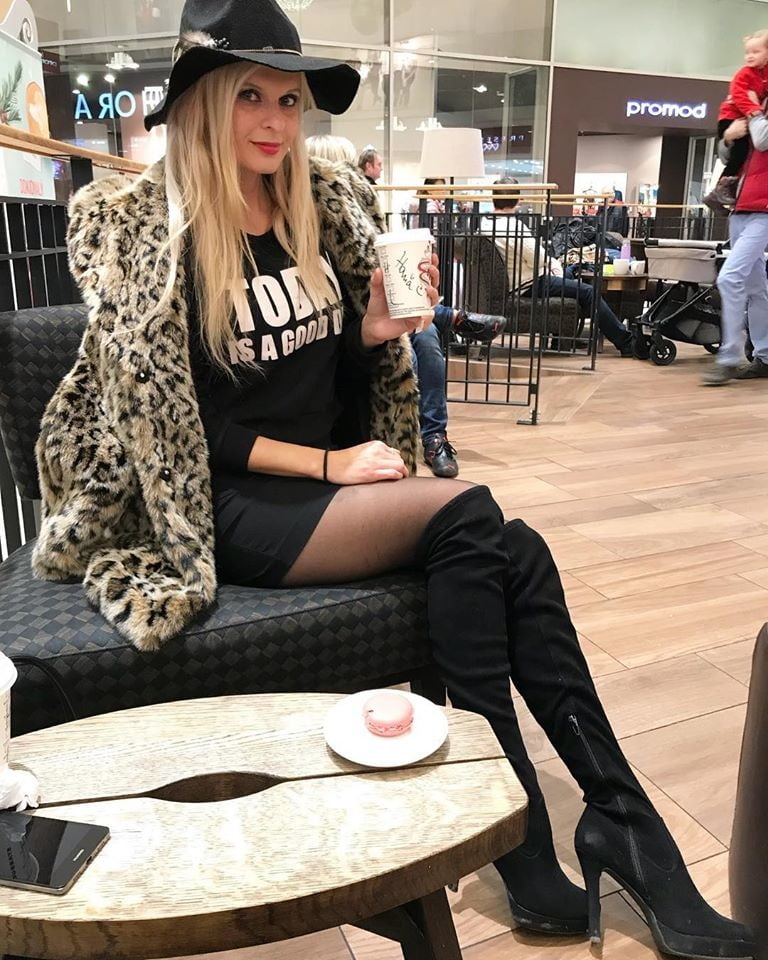 sexy european Hana wearing tights pantyhose stockings #97188225