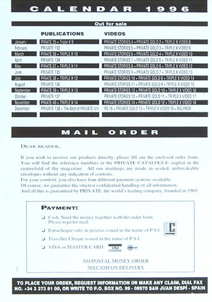 Vintage Retro Porno - Private Magazine - 133 #91427765