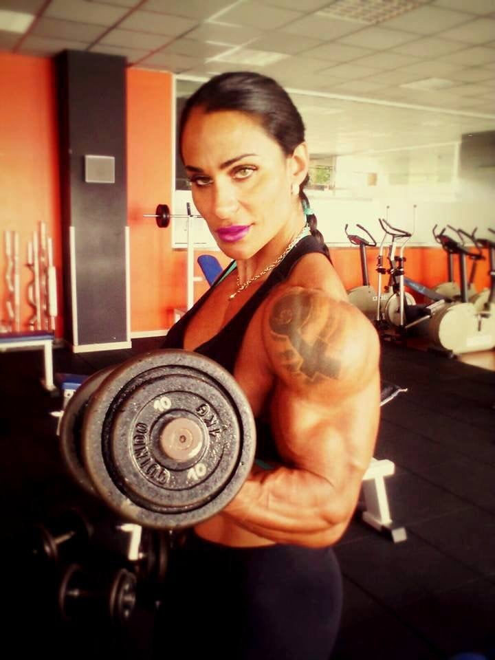 Cristina Arellano! Pretty Masculine Muscled Girl! #101231741