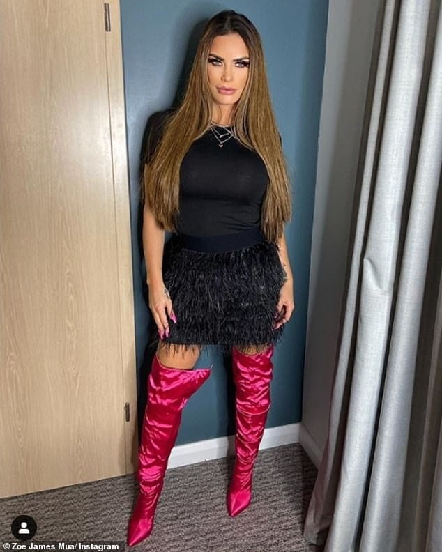 Female Celebrity Boots &amp; Leather - Katie Price #100144821