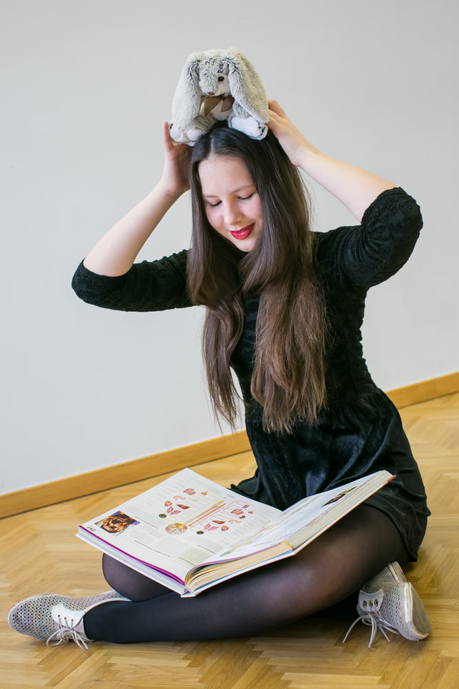 Student Portraits in Pantyhose #87349486