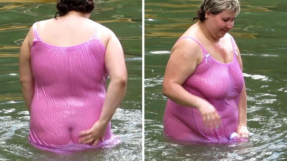Baden im Fluss #94324296