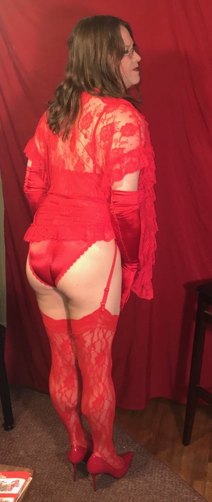 Joanie - Vintage Red Lace #107186426