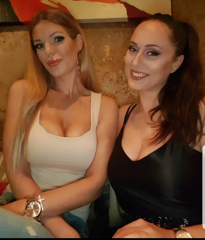 Serbian slut blonde girl big natural tits Sandra Mirjanic #93833736