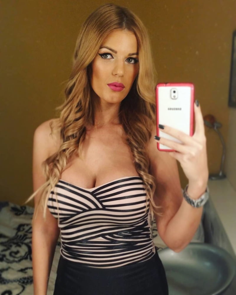 Serbian slut blonde girl big natural tits Sandra Mirjanic #93833922