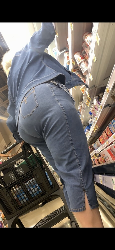 Clueless Granny fat ass booty jeans #80924349