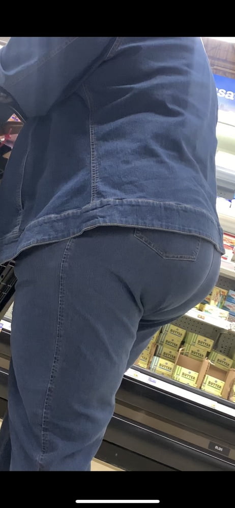 Clueless Granny fat ass booty jeans #80924364