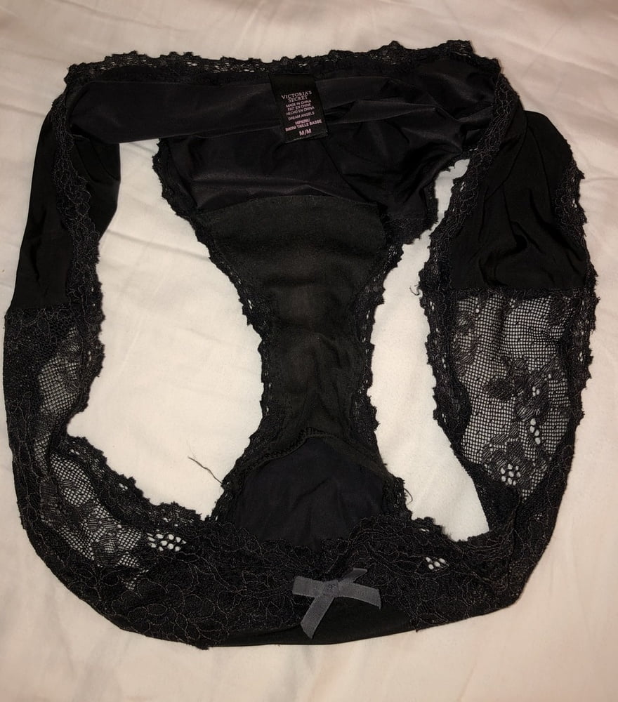 My cock, wife down pants and a pile of dirty panties #98022735