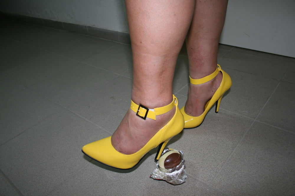 Anna in yellow heels ... #93585776