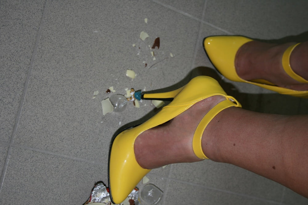 Anna in yellow heels ... #93585782