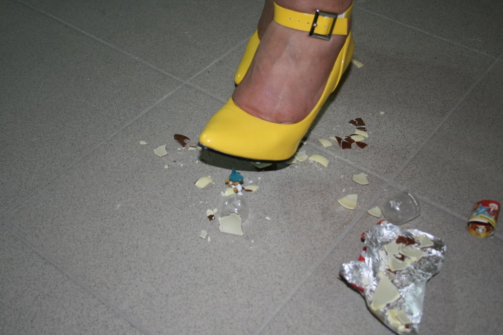 Anna in yellow heels ... #93585804