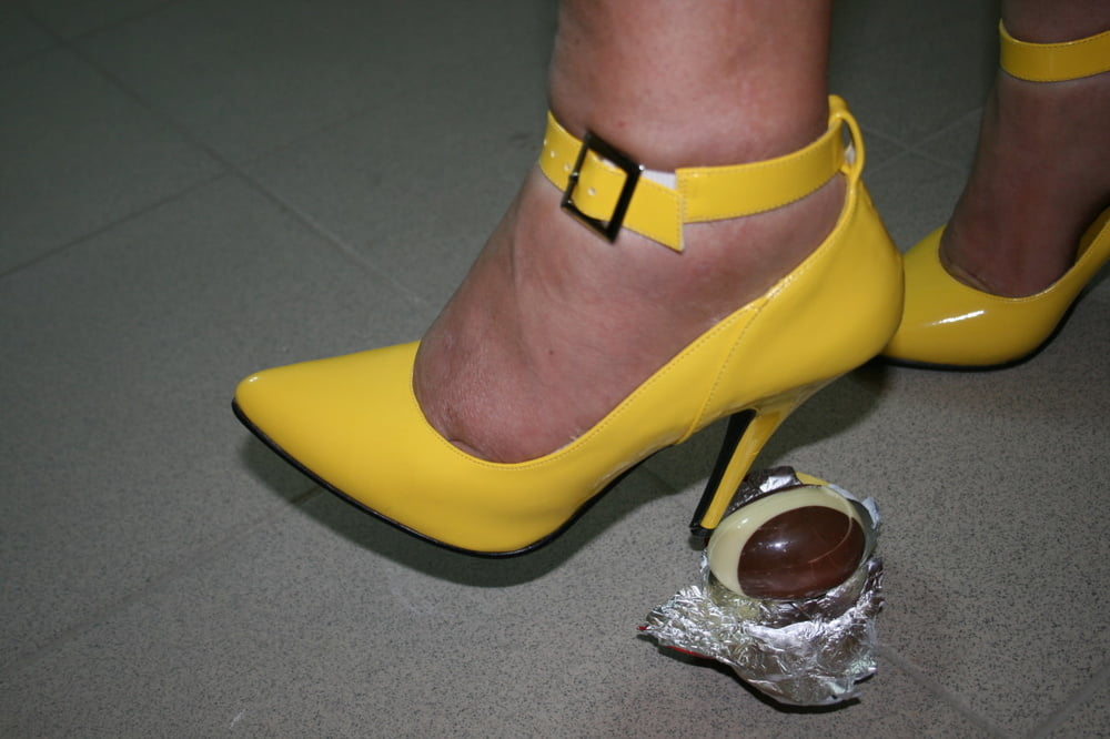 Anna in yellow heels ... #93585810