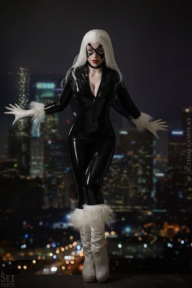 Anya ichios - cosplay de gato negro
 #97328315