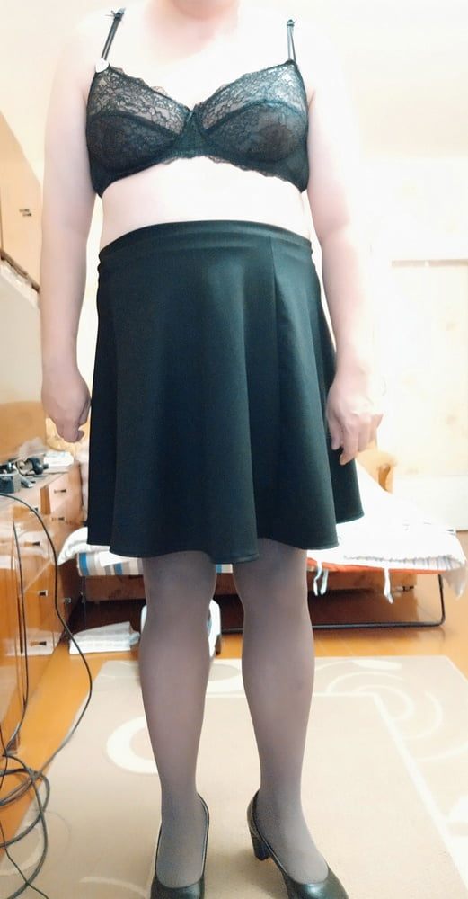 black skirt&white blouse p.3 #106856369