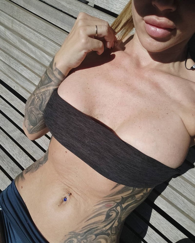 Hot busty Polish tattoed MILF with hard nipples #79666924