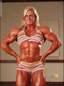 Christine Roth! Blonde Muscled &amp; Gorgeous! #94525570