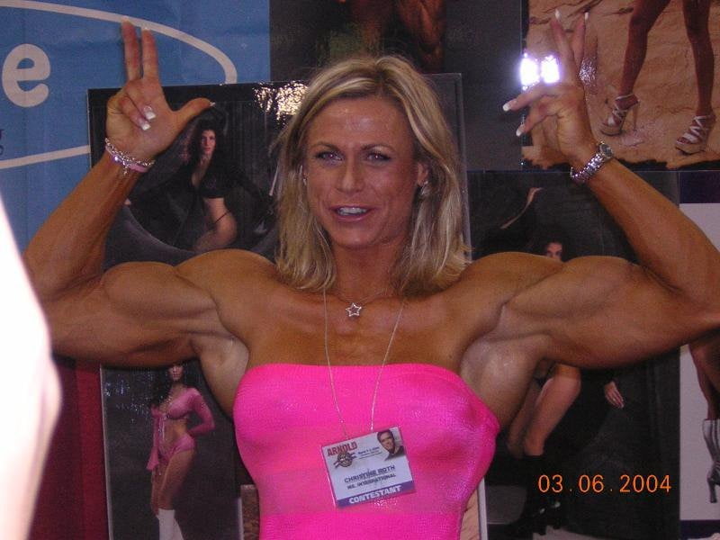 Christine Roth! Blonde Muscled &amp; Gorgeous! #94525579