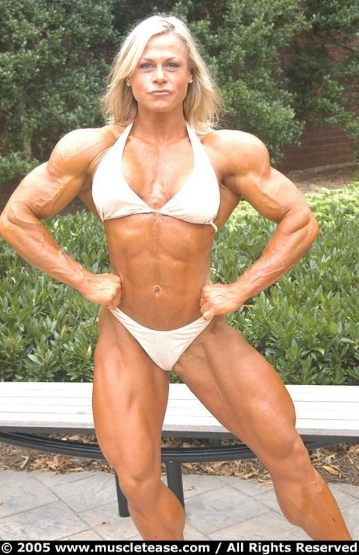 Christine Roth! Blonde Muscled &amp; Gorgeous! #94525581
