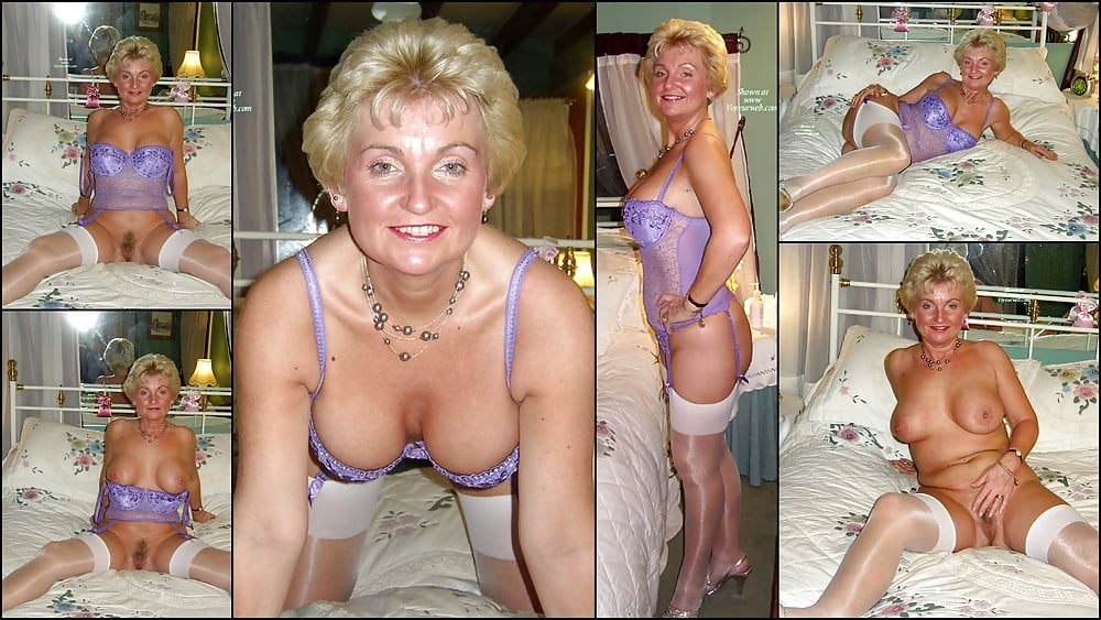 Wahrhaft atemberaubend aussehende blonde Oma mit großem Gestell
 #81419959