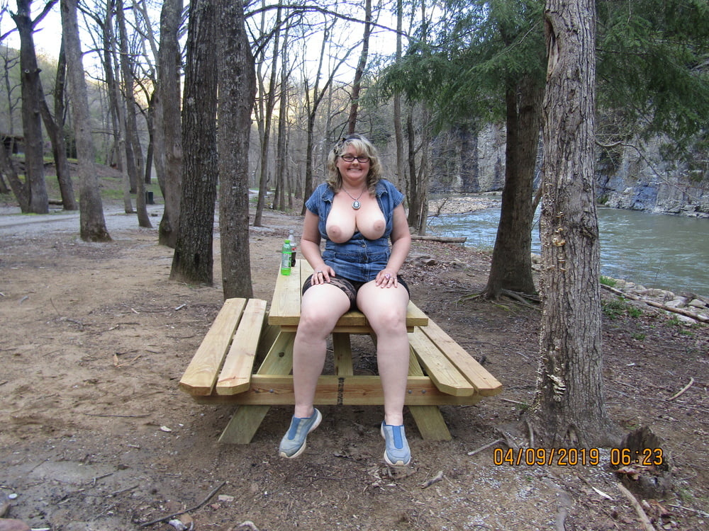 Wife at the river #107092931