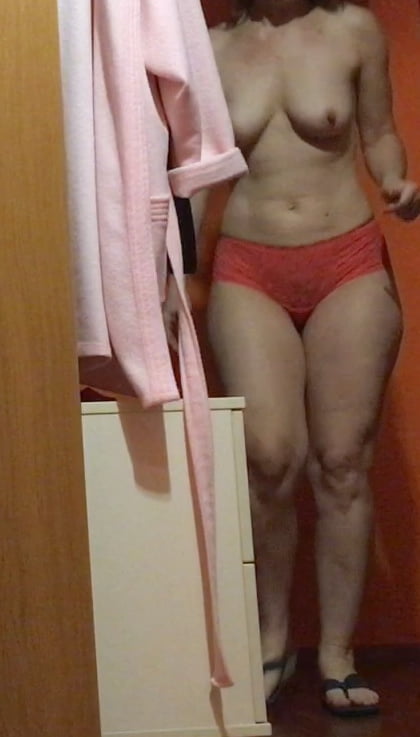 Another morning in red panties #97591111