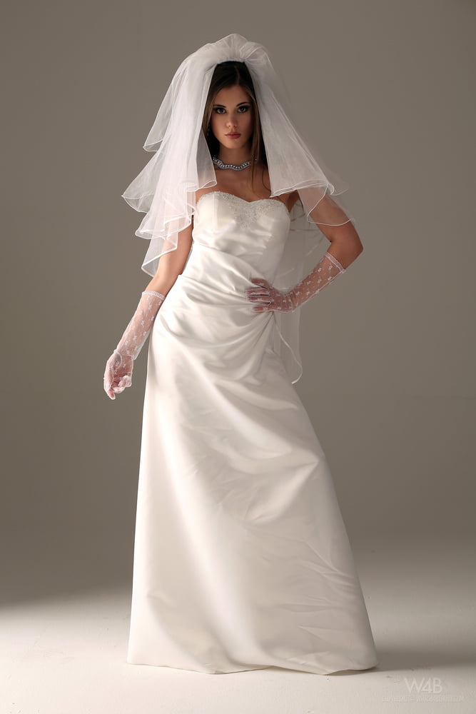 Bride in White Stockings #88529405