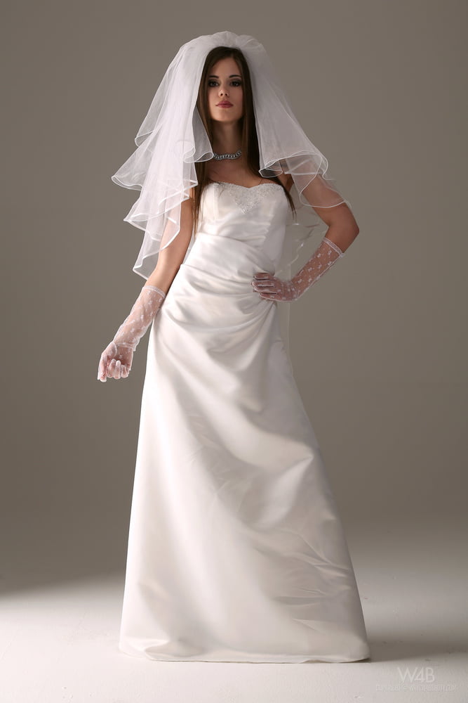 Bride in White Stockings #88529407