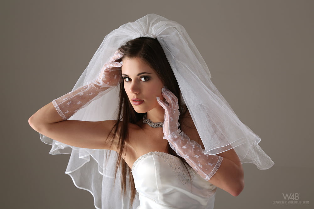 Bride in White Stockings #88529419