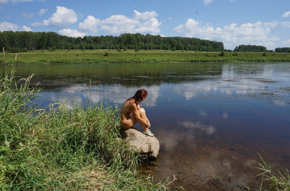 Boulder in Volga-river #90202999