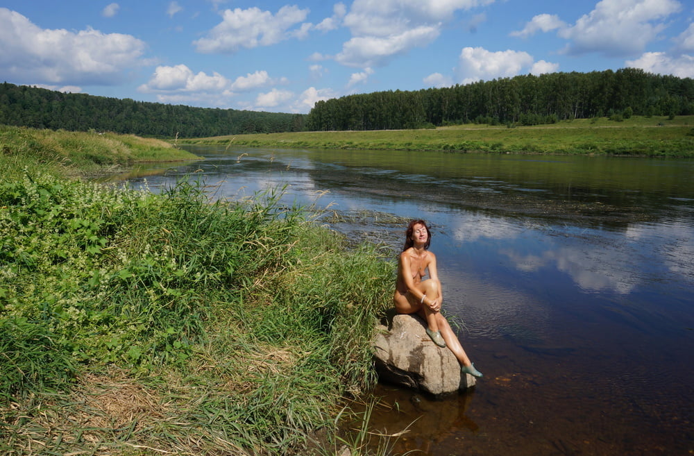 Boulder in Volga-river #90203010