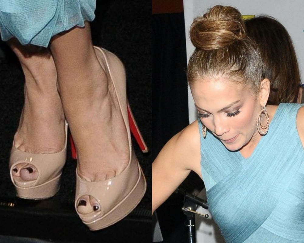 Jennifer Lopez sexy legs feet and highheels #102514725