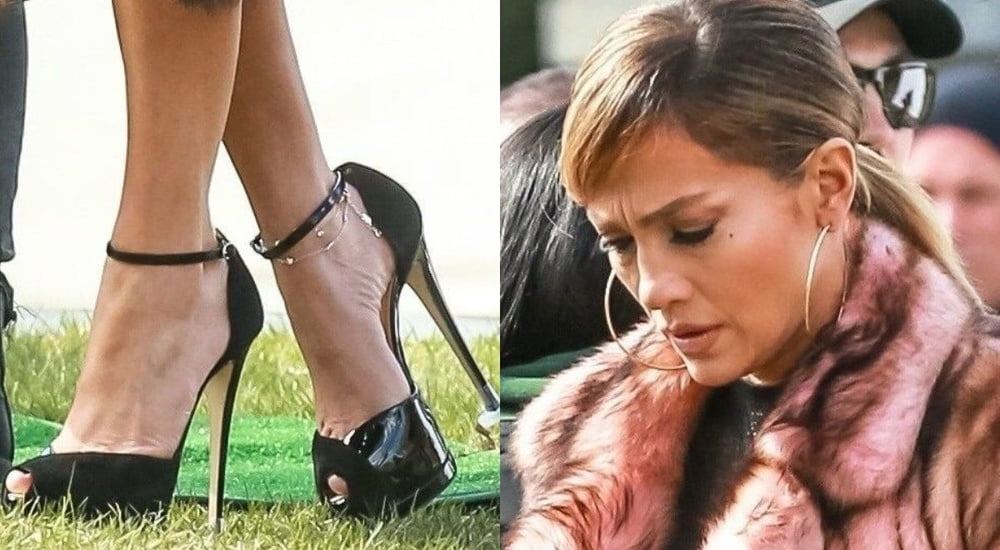 Jennifer Lopez sexy legs feet and highheels #102515022