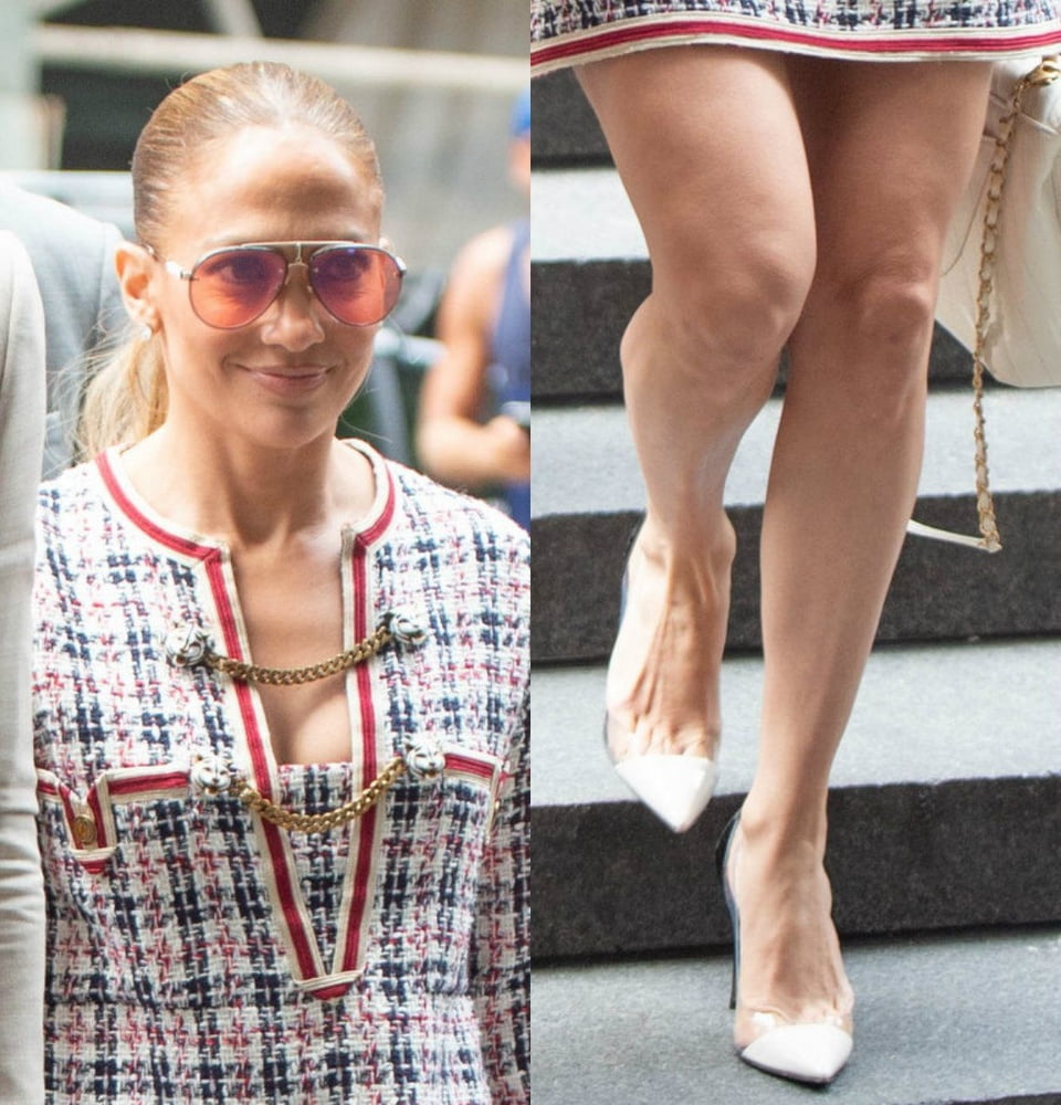 Jennifer Lopez sexy legs feet and highheels #102515163