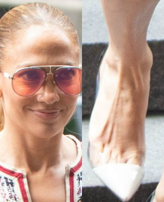 Jennifer Lopez sexy legs feet and highheels #102515166