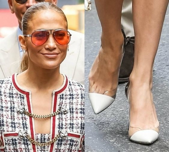 Jennifer Lopez sexy legs feet and highheels #102515204