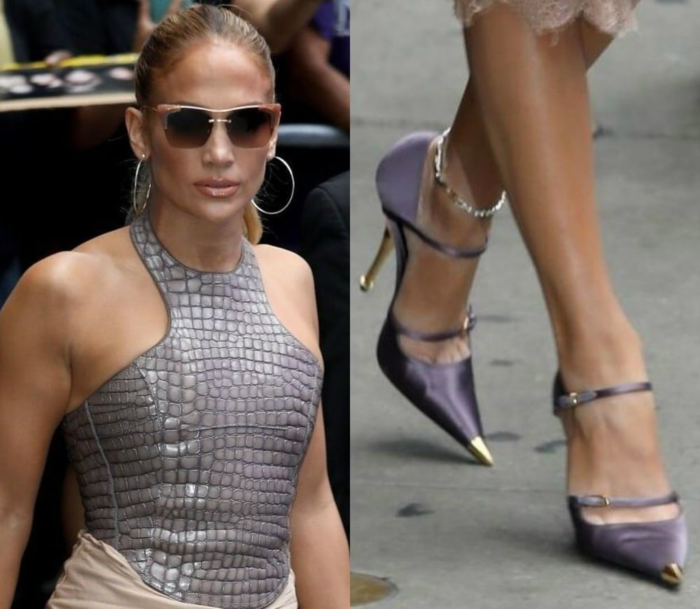 Jennifer Lopez sexy legs feet and highheels #102515214