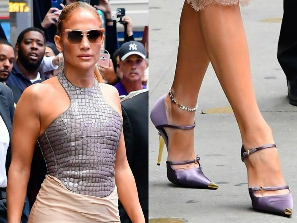 Jennifer Lopez sexy legs feet and highheels #102515220
