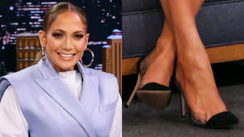 Jennifer lopez sexy beine füße und highheels
 #102515291