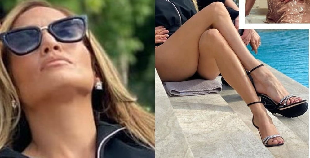 Jennifer Lopez sexy legs feet and highheels #102515302